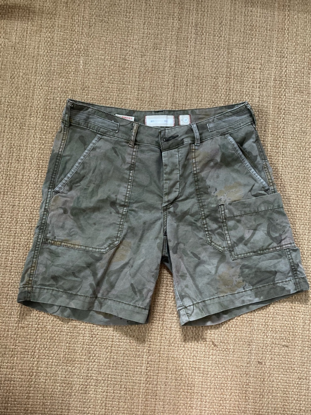 Anthropologie The Wanderer Camo Shorts Size 27
